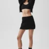 Scholar Knit Cargo-Rock – Schwarz