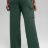 Scholar Knit High-Waist Cargo Hose – Clover Green