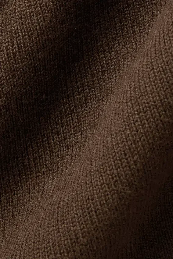 Scholar Knit High-Waist Cargo Hose – Espresso