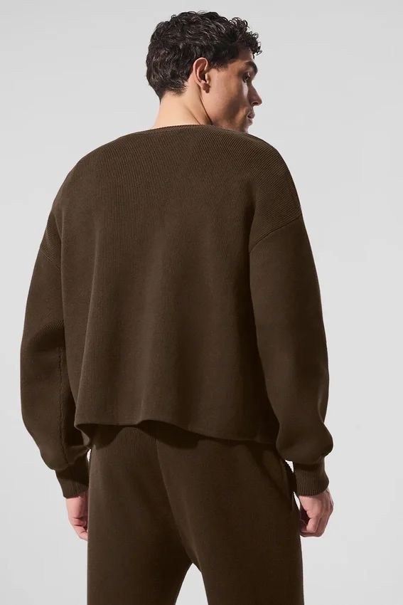Scholar-Pullover – Espresso
