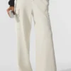 Scholar Strick-Cargo-Hose mit High-Waist – Elfenbein