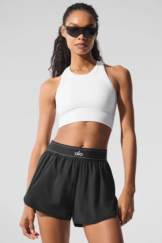Seamless Delight High Neck BH – Weiß