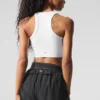 Seamless Delight High Neck BH – Weiß