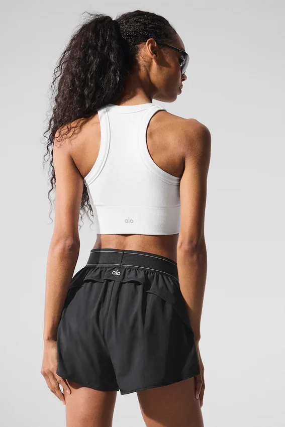 Seamless Delight High Neck BH – Weiß