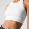 Seamless Delight High Neck BH – Weiß