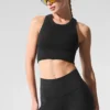 Seamless Delight High Neck Bra – Schwarz