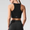 Seamless Delight High Neck Bra – Schwarz