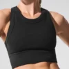 Seamless Delight High Neck Bra – Schwarz
