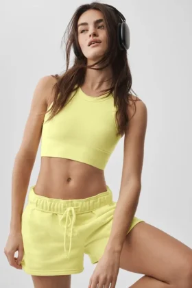 Seamless Delight High Neck Bra – Sunshine