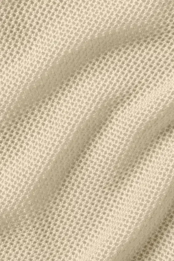 Seiden-Kaschmir-Shorts „Heatwave“ mit mittlerer Leibhöhe – Sandy Beige