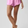 Seiden-Shorts „Luminous“ – Candy Heart Pink