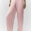 Seidenhose „Luminous“ (Regular) – Pink Champagne