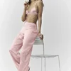 Seidenhose „Luminous“ (Regular) – Pink Champagne