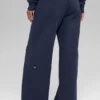 Serenity Jogginghose mit weitem Bein – Navy