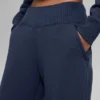 Serenity Jogginghose mit weitem Bein – Navy