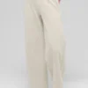 Serenity Jogginghose mit weitem Bein – Oatmeal Heather