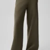 Serenity Jogginghose mit weitem Bein – Olive Tree