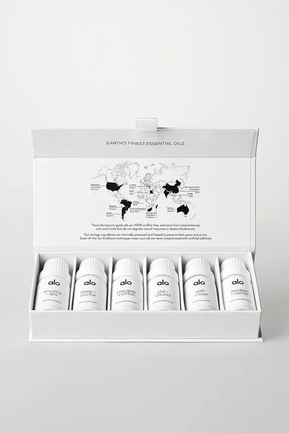 Set mit ätherischen Ölen