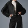 Sherpa Cozy Escape Puffer – Schwarz/Schwarz