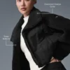 Sherpa Cozy Escape Puffer – Schwarz/Schwarz