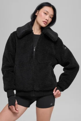 Sherpa Downtown Jacke – Schwarz