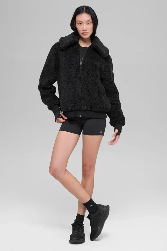 Sherpa Downtown Jacke – Schwarz