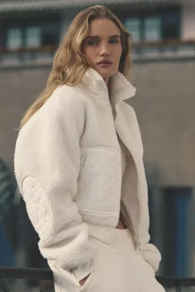 Sherpa Edge Bomber – Ivory