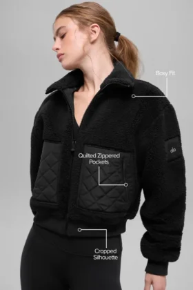 Sherpa Edge Bomber – Schwarz