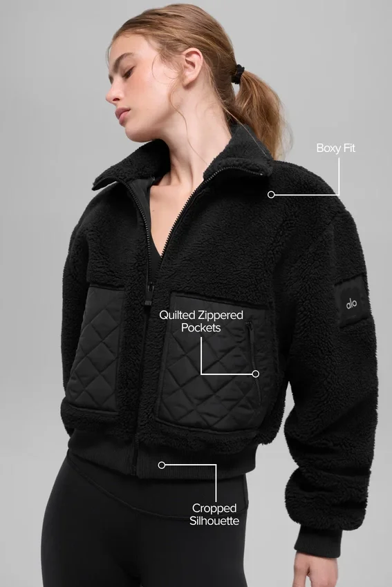 Sherpa Edge Bomber – Schwarz