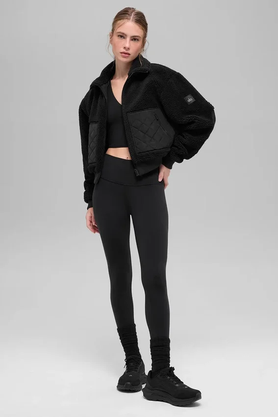 Sherpa Edge Bomber – Schwarz