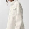 Sherpa Edge Shacket – Elfenbein