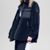 Sherpa Edge Shacket – Navy