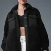 Sherpa Edge Shacket – Schwarz
