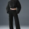 Sherpa Main Act Korsett-Daunenjacke – Schwarz