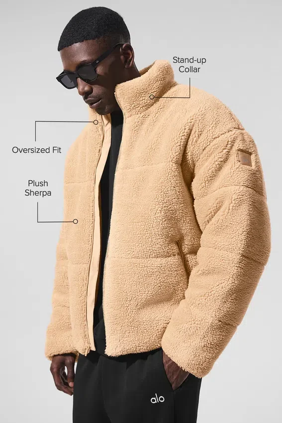 Sherpa Stage Puffer – Camel