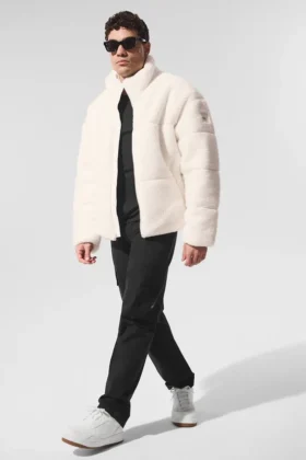 Sherpa Stage Puffer – Elfenbein