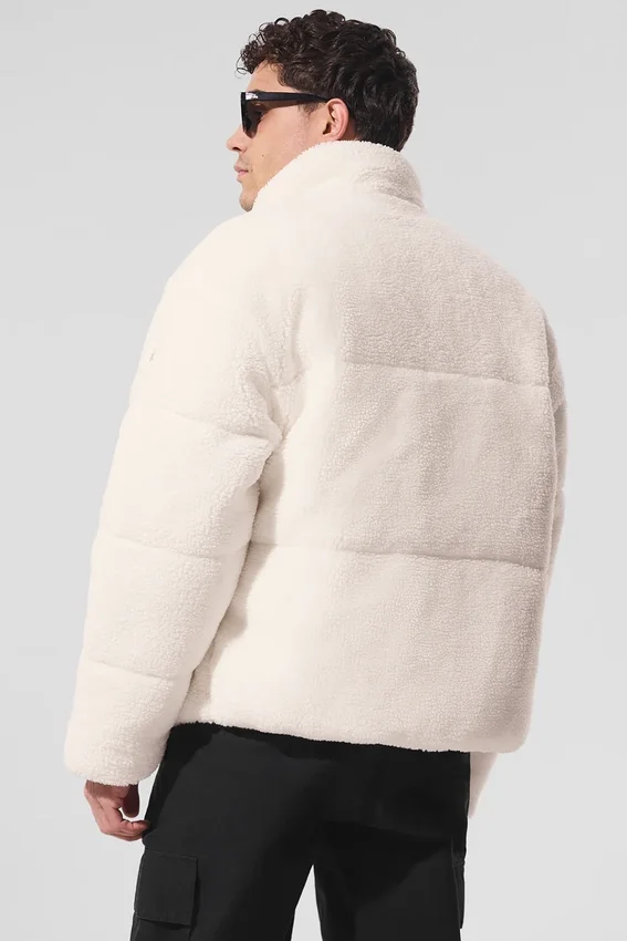 Sherpa Stage Puffer – Elfenbein