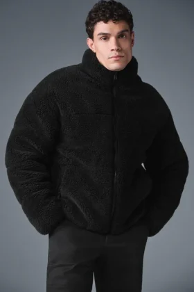 Sherpa Stage Puffer – Schwarz