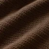 Shift Knit Langarmshirt mit Knopfleiste – Espresso
