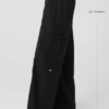 Show off Cargo-Hose mit weitem Bein (lang) – Schwarz
