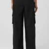 Show off Cargo-Hose mit weitem Bein (lang) – Schwarz