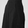 Show off Cargo-Hose mit weitem Bein (lang) – Schwarz