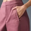 Show off Cargo-Hose mit weitem Bein (Regular) – Burgundy Truffle