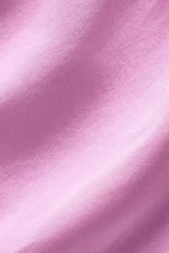 „Silk Luminous“ kurzes Langarmshirt mit Knopfleiste – Candy Heart Pink