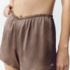 Silk Luminous Shorts – Alpine Cocoa