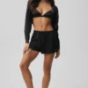 Silk Luminous Shorts – Schwarz