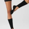 Siren Grip-Socken mit Riemchen für Damen – Schwarz