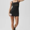 Slice Tennis-Kleid – Schwarz