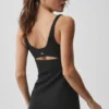 Slice Tennis-Kleid – Schwarz