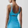 Slice-Tenniskleid – Azurblau